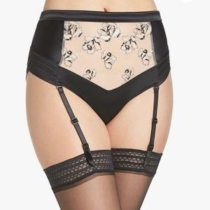 Calvin Klein Black Label Temptation Lacy High Waist Hipster Panties
